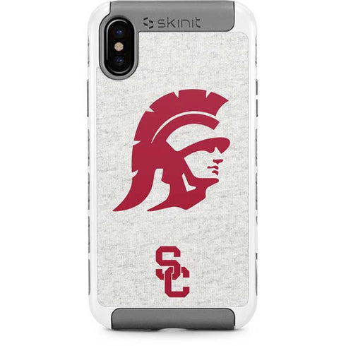 University of Southern California USC Grey Trojan Mascot iPhone Cases